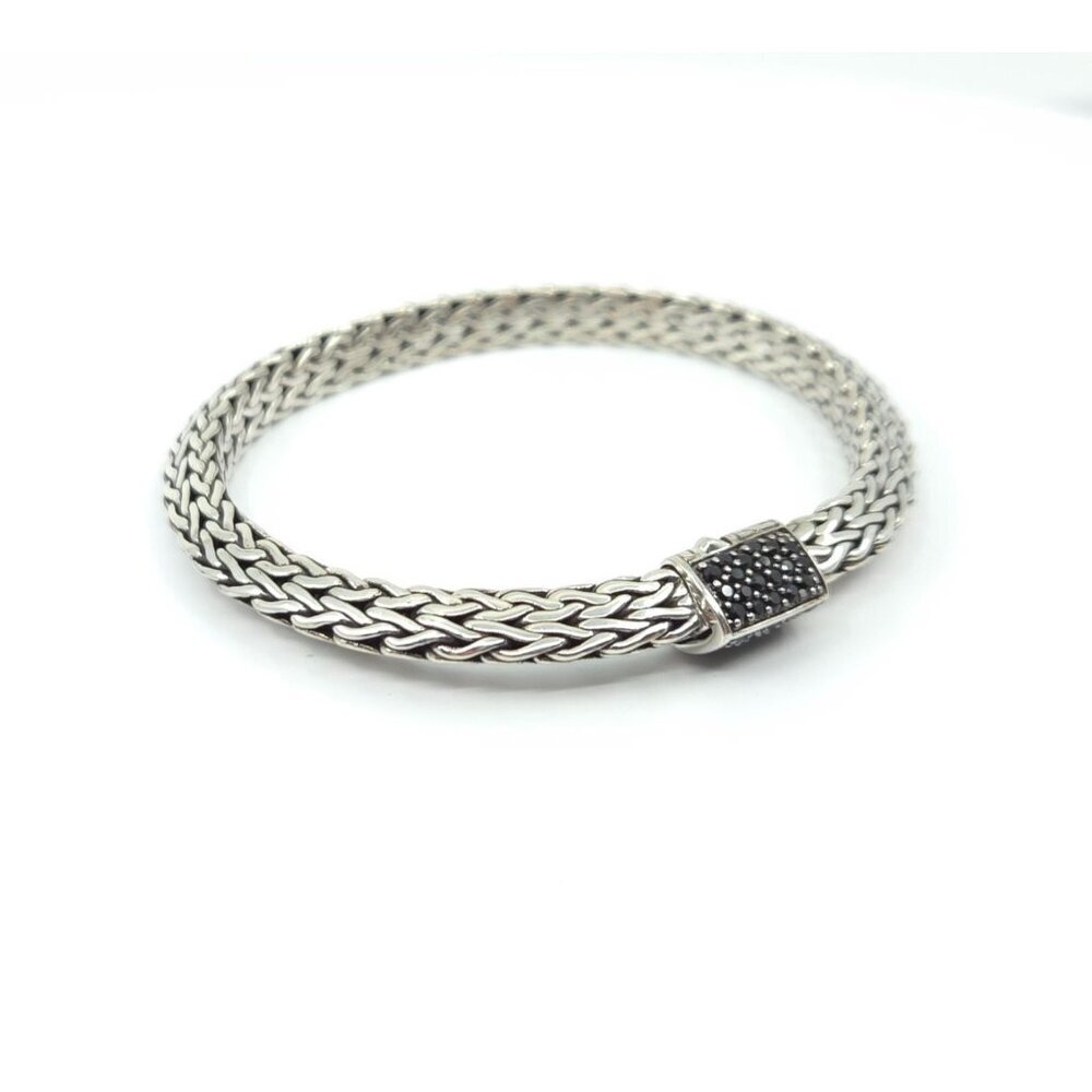 John Hardy Classic Chain Tiga Sapphire Chain Bracelet 6mm 7.25" - Picture 12 of 16